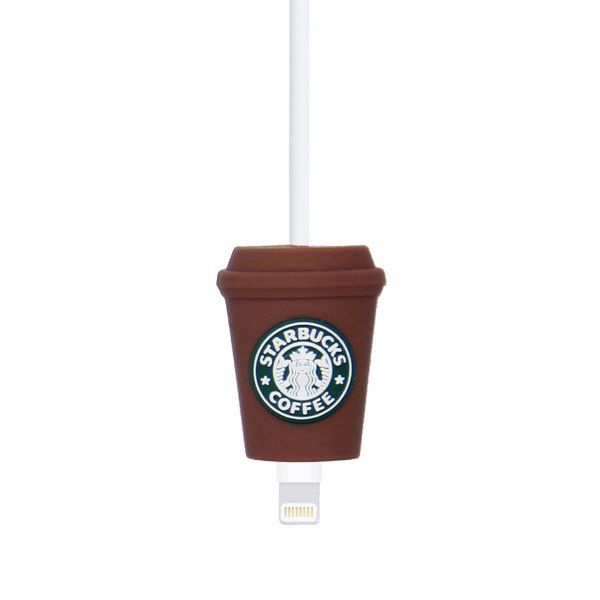 Starbucks Tasarımlı Kablo Koruyucu Telefon Aksesuarı