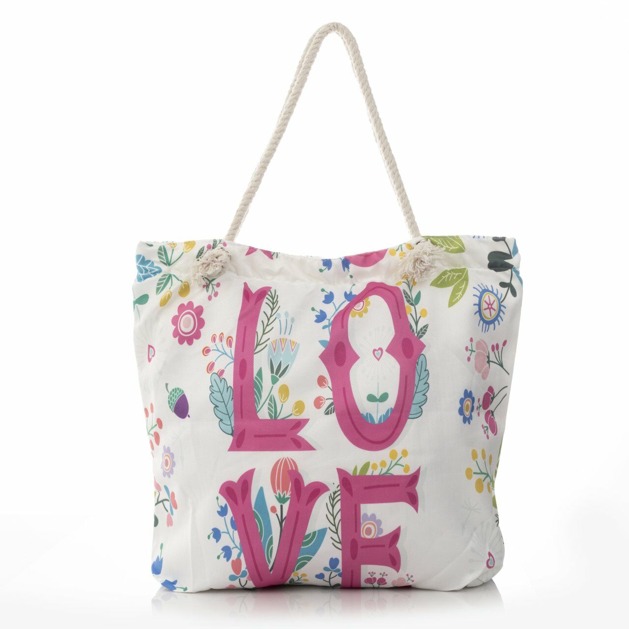 Love Baskılı Plaj Çantası