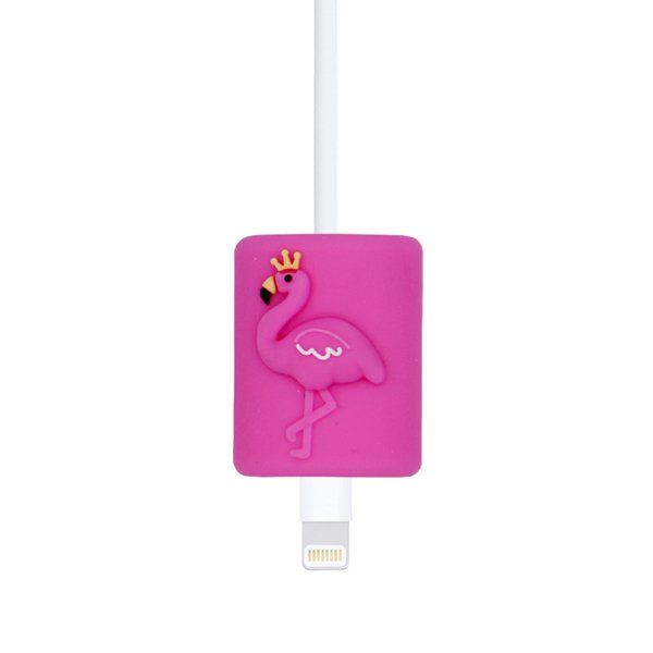 Flamingo Tasarımlı Kablo Koruyucu Telefon Aksesuarı