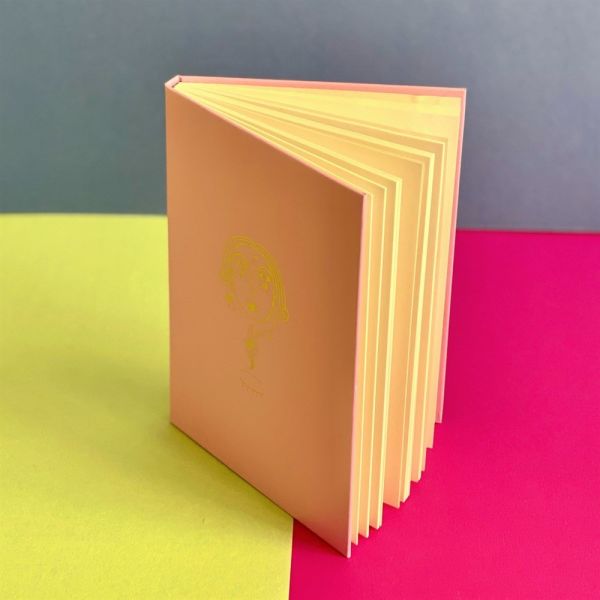 Pembe Tarot Tasarımlı Lastikli Defter