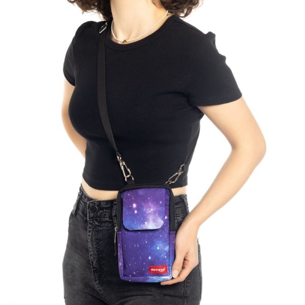 Galaksi Baskılı Telefon Çantası