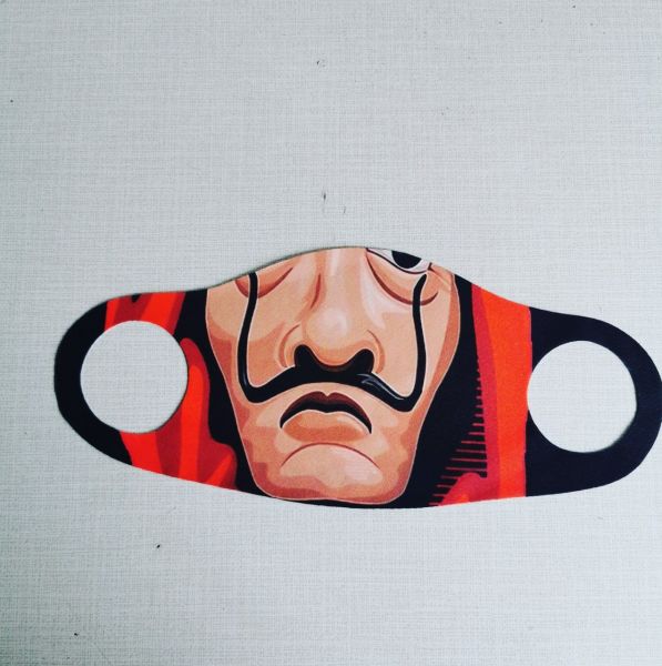 La Casa De Papel Baskılı Maske
