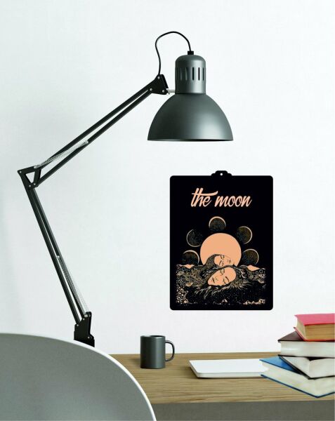 The Moon Tasarımlı Duvar Tablosu
