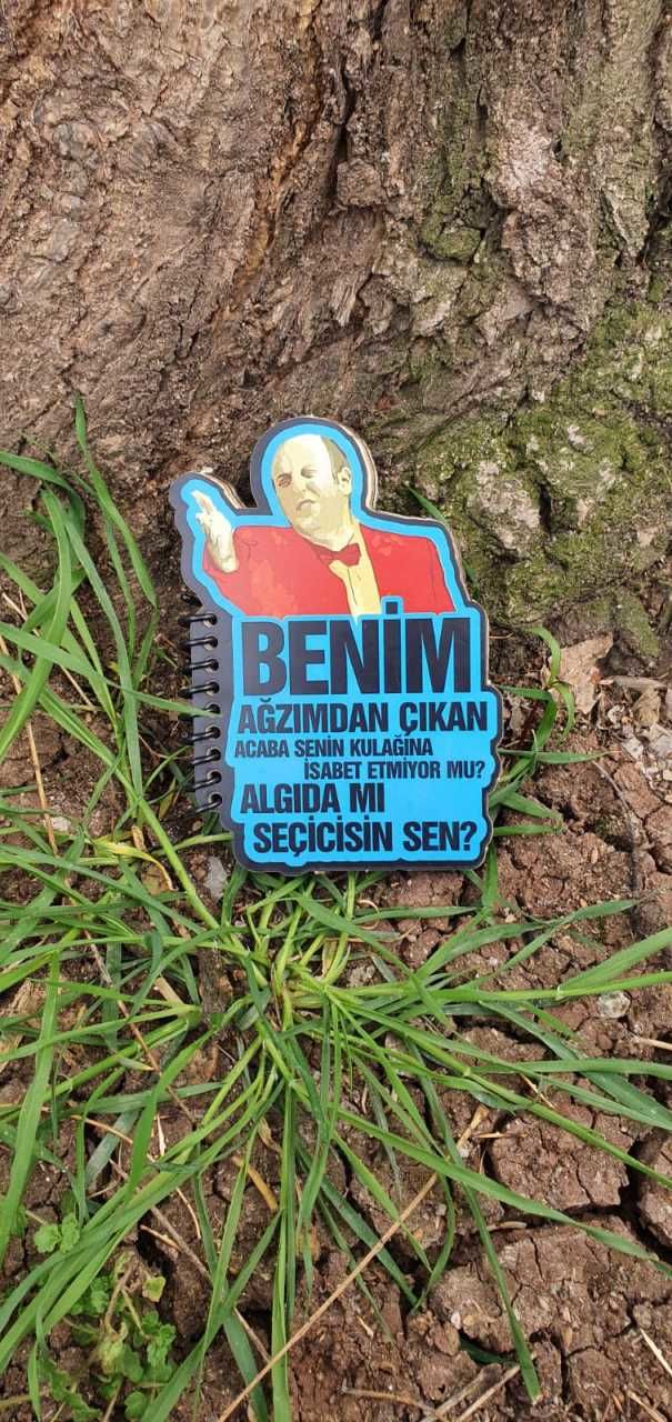 İsmail Abi Tasarımlı Şekilli Defter