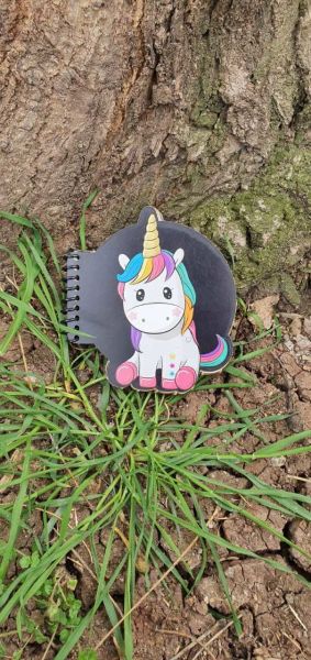 Unicorn Tasarımlı Şekilli Defter