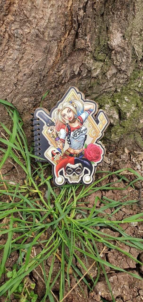 Harley Quinn Tasarımlı Şekilli Defter