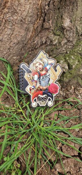 Harley Quinn Tasarımlı Şekilli Defter