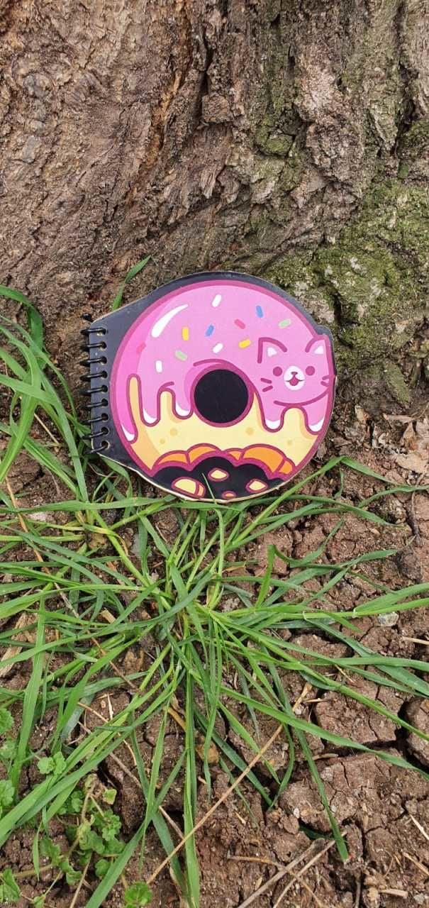 Donut Tasarımlı Şekilli Defter
