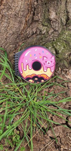 Donut Tasarımlı Şekilli Defter
