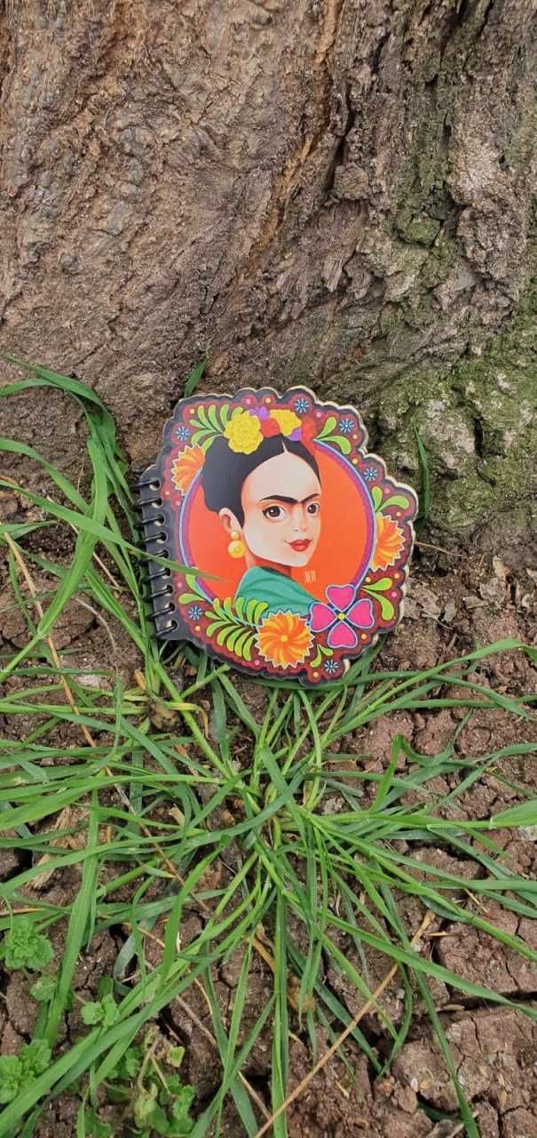 Frida Kahlo Tasarımlı Şekilli Defter