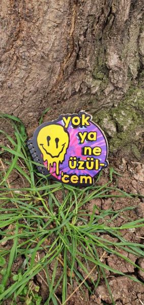 Yok Be Ne Üzülecem Tasarımlı Şekilli Defter