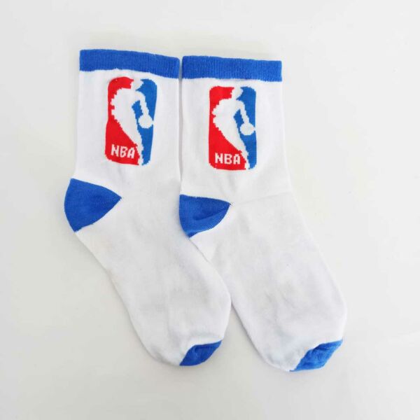 NBA Logolu Beyaz Çorap