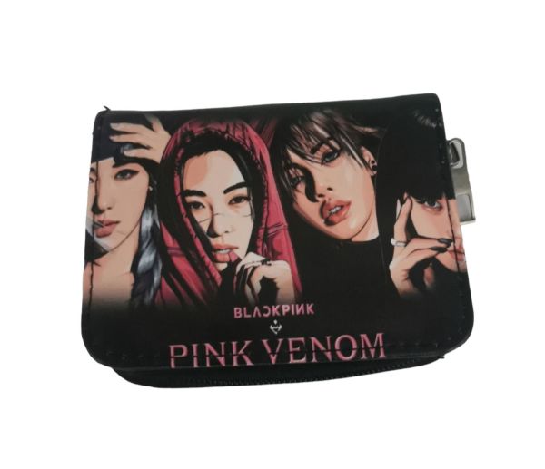 Black Pink Venom Baskılı Cüzdan