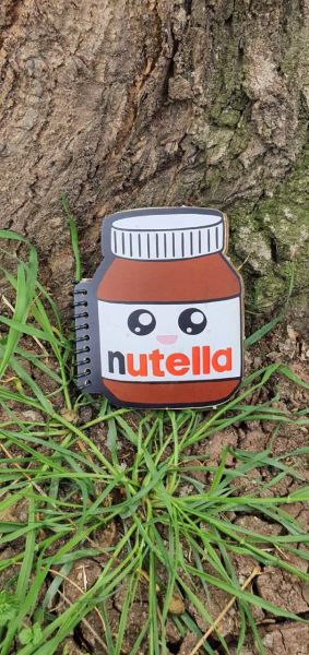 Nutella Tasarımlı Şekilli Defter