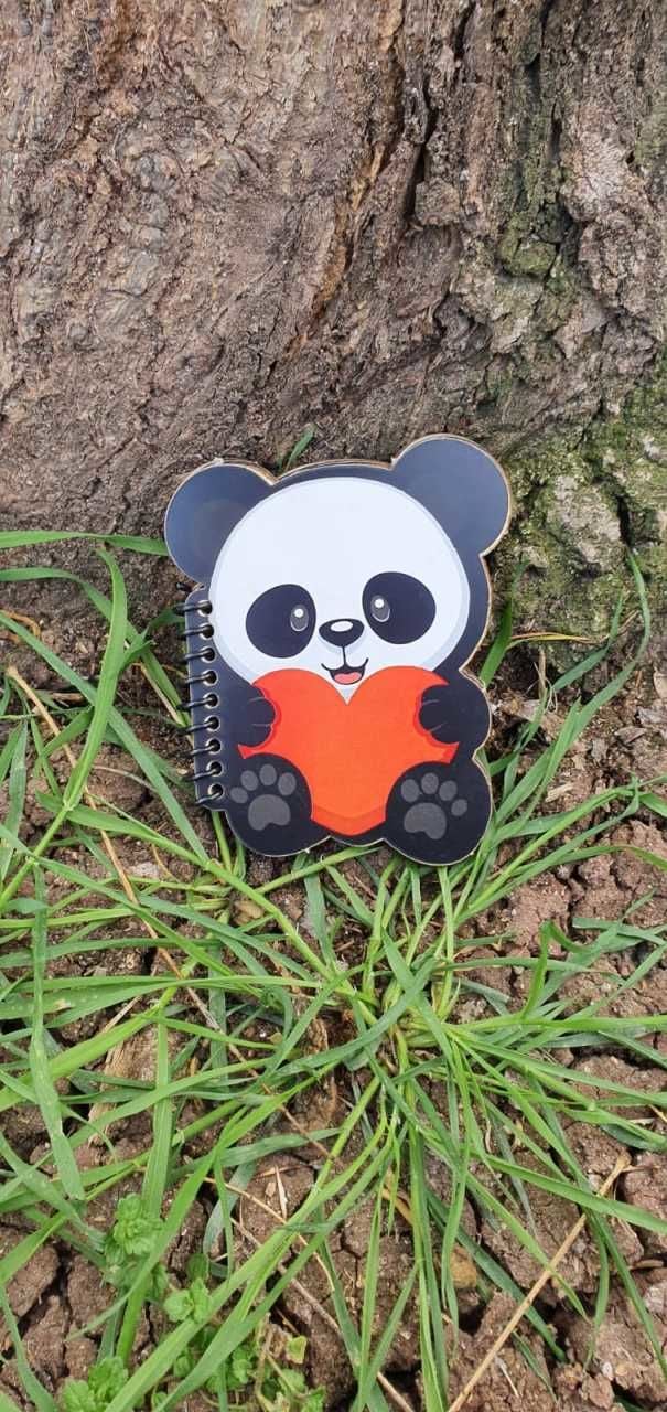 Panda Tasarımlı Şekilli Defter