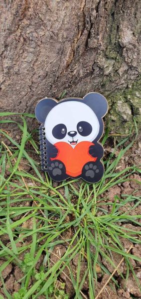Panda Tasarımlı Şekilli Defter