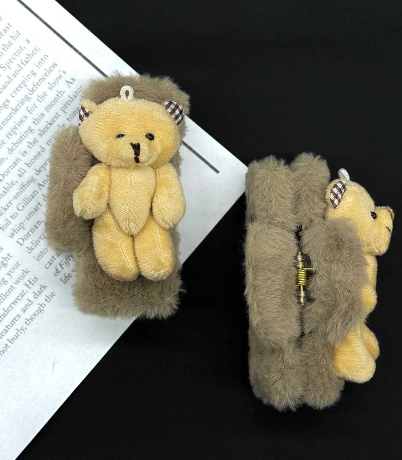Ayıcıklı Peluş Mandal Toka
