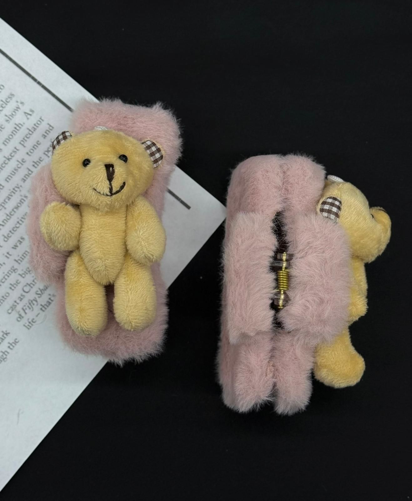 Ayıcıklı Peluş Mandal Toka