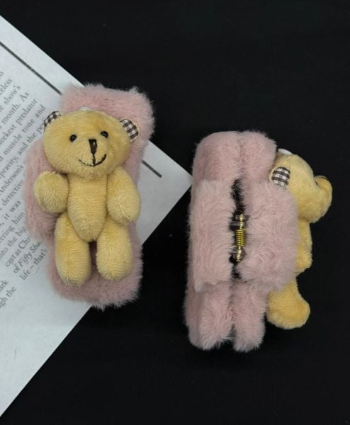Ayıcıklı Peluş Mandal Toka