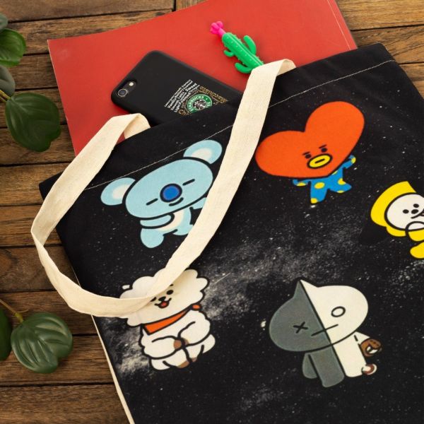 Bt21 Baskılı Ham Bez Çanta