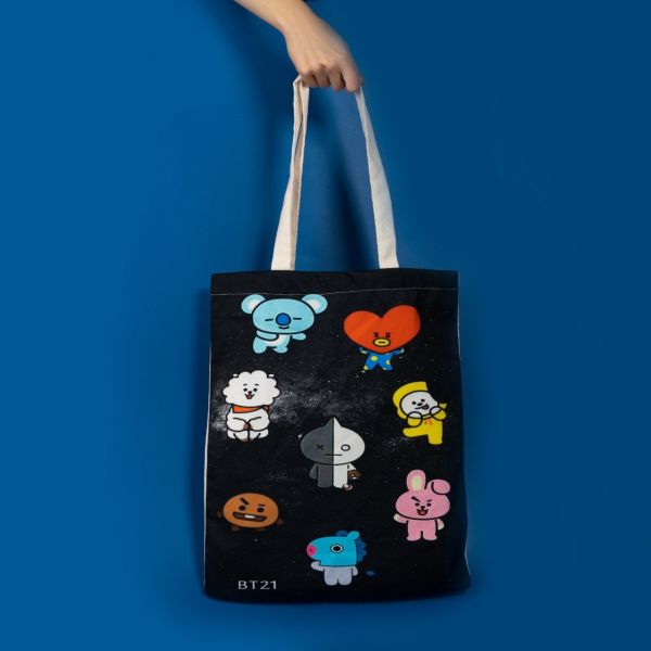 Bt21 Baskılı Ham Bez Çanta