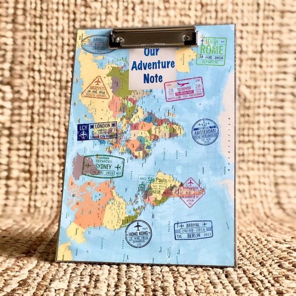 Travel Journal Tasarımlı Sekreterlik
