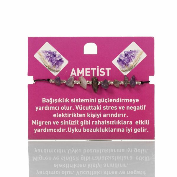 Burç Taşı Bileklik Ametist