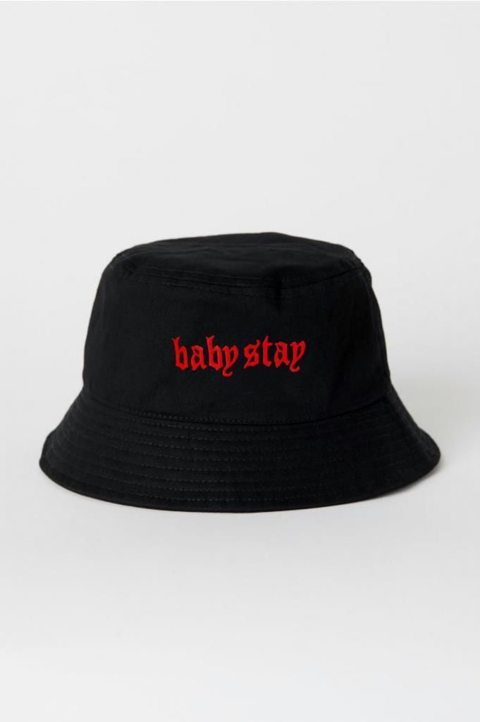 Siyah Baby Stay Balıkçı Şapka