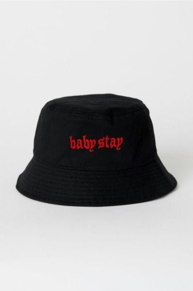 Siyah Baby Stay Balıkçı Şapka