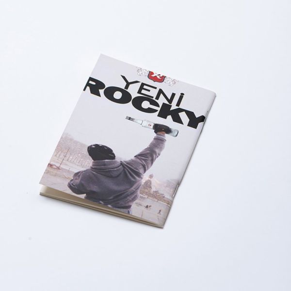 Yeni Rocky Baskılı Not Defteri