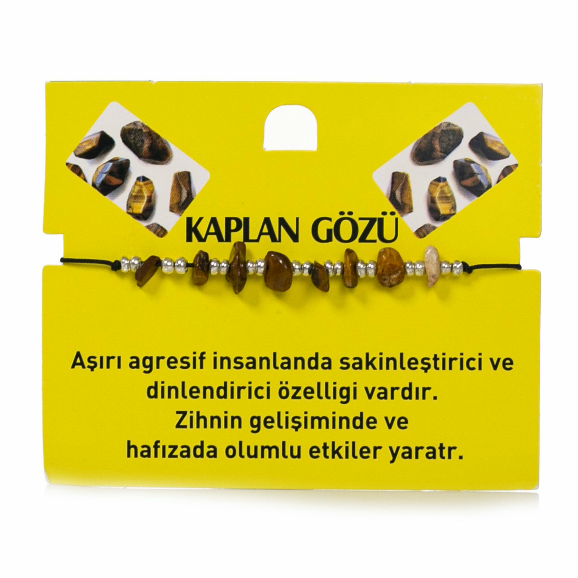 Burç Taşı Bileklik Kaplan Gözü