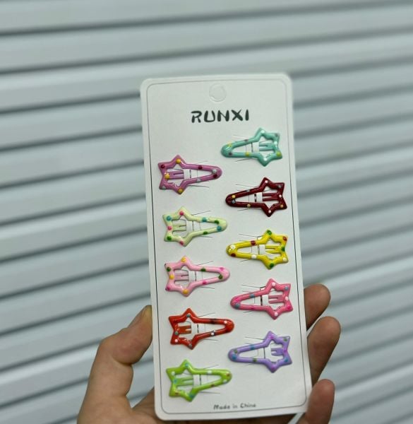 Yıldız Desen Çıtçıtlı  Çocuk Toka