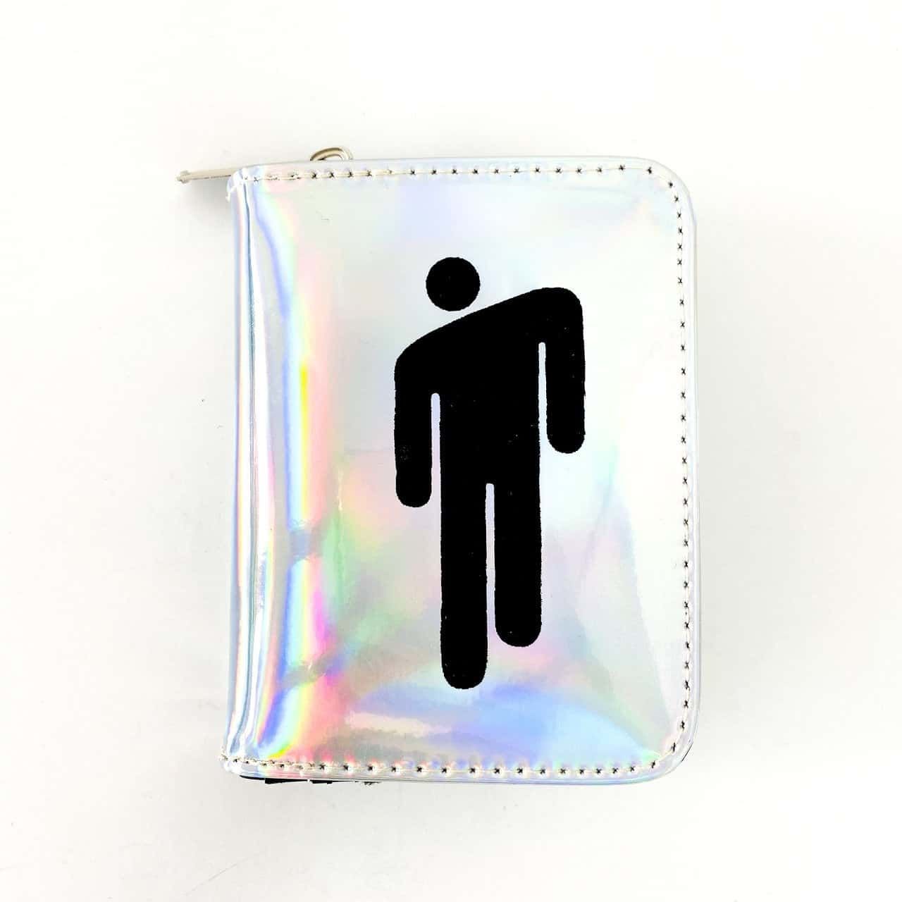 Billie Eilish Baskılı Hologram cüzdan