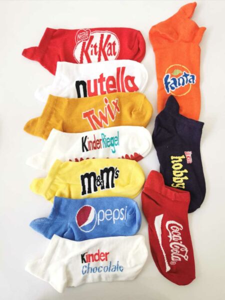Fanta Tasarımlı Kısa Çorap