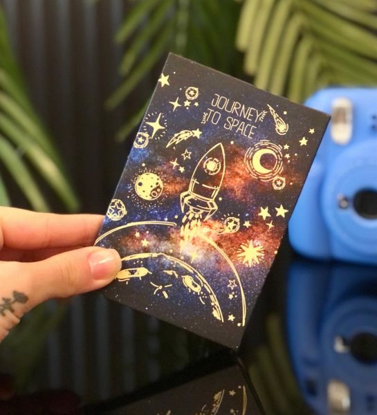 Space Roket Tasarımlı Mini Fotoğraf Albümü