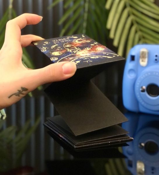 Space Roket Tasarımlı Mini Fotoğraf Albümü