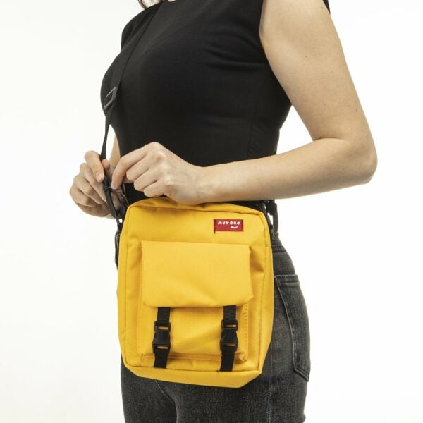 Hardal Sarı Renk Muyoso Bag Cıtcıtlı Dik