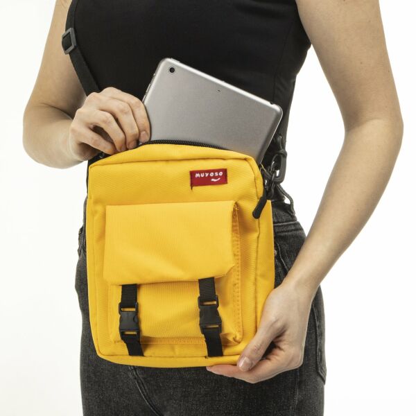 Hardal Sarı Renk Muyoso Bag Cıtcıtlı Dik