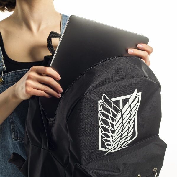 Anime Baskılı Laptop Sırt Çantası Piersingli