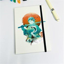 Demo Slayer Dragon Tasarımlı Lastikli Defter