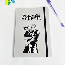 Jujutsu Kaisen Tasarımlı Lastikli Defter