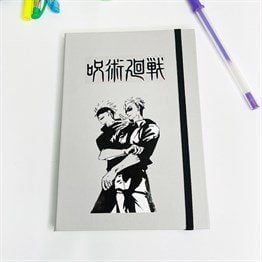 Jujutsu Kaisen Tasarımlı Lastikli Defter