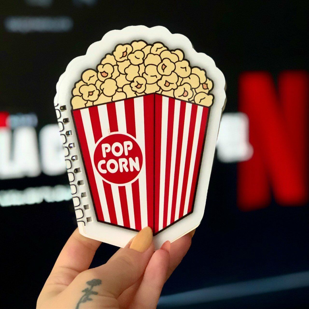 PopCorn Tasarımlı Şekilli Defter