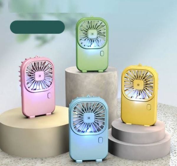Masaüstü Taşınabilir El Fanı Pembe