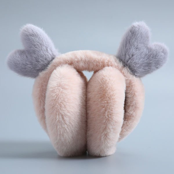 Katlanan Desenli Peluş Kulaklık