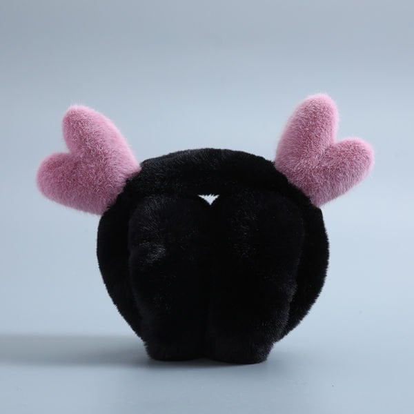 Katlanan Desenli Peluş Kulaklık
