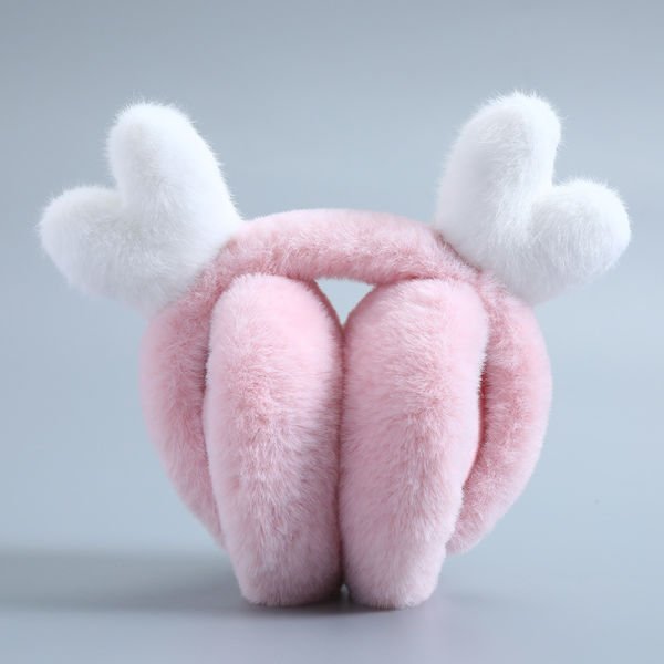 Katlanan Desenli Peluş Kulaklık