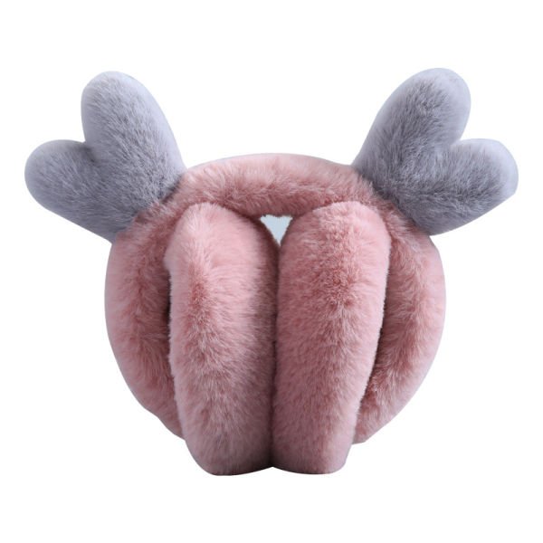 Katlanan Desenli Peluş Kulaklık