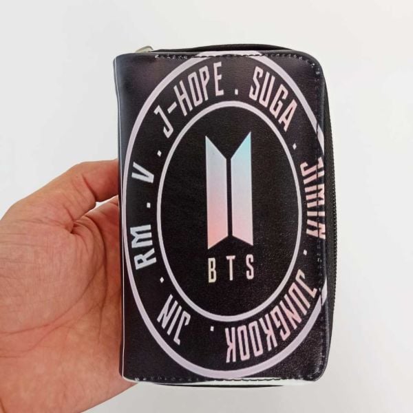 BTS Halka Baskılı Cüzdan