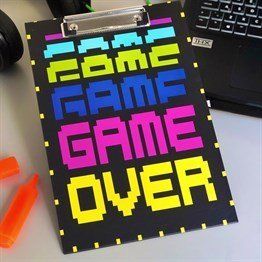 Game Over Tasarımlı Sekreterlik
